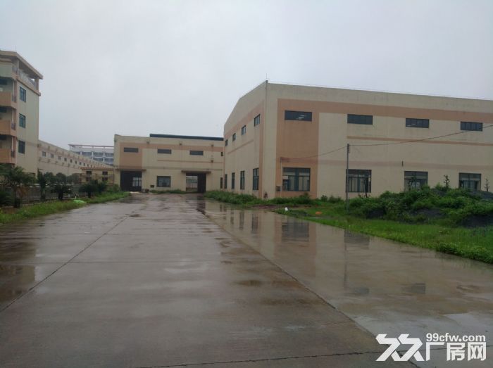 佛山三水区白坭工业区厂房出租，砖墙到顶，滴水11米，牛腿位7.5米，拖头直入车间