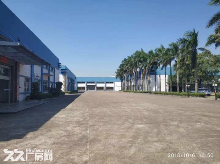 顺德区均安镇花园式厂房13000方招租，可以分租
